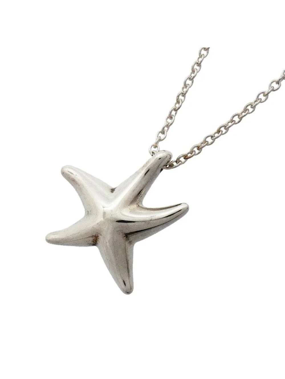 Tiffany & Co Necklace Star Fish Silver